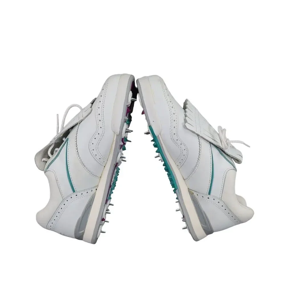 Etonic Shoes Womens 6 Golf Athletic Classic Cleats Leather Fringe Oxford Vintage